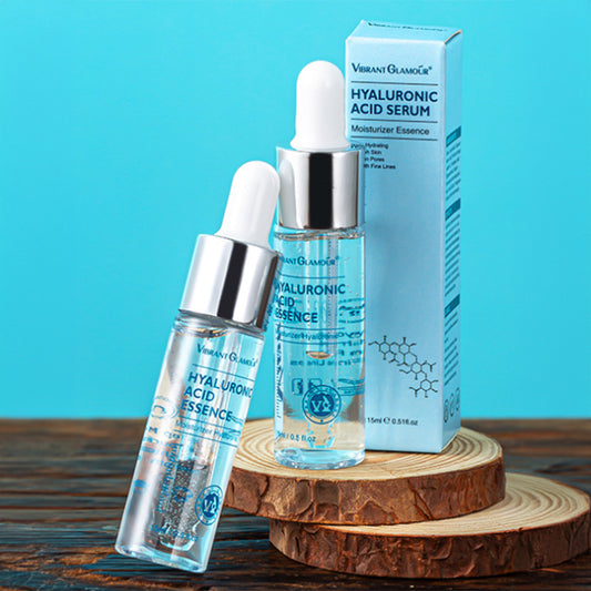 Hyaluronic acid face serum twin pack for deep hydration and fine lines