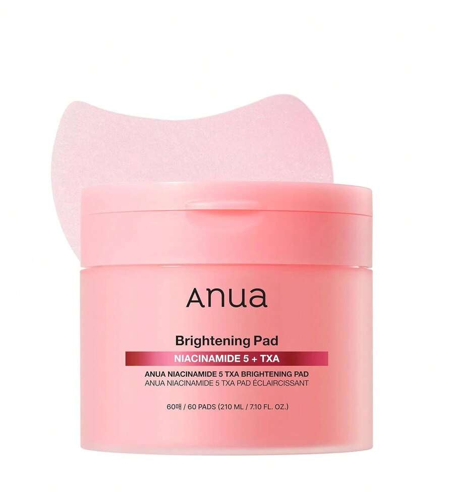 Anua Brightening Pad toner pad for dark spots and dullness, K-beauty exfoliating pad