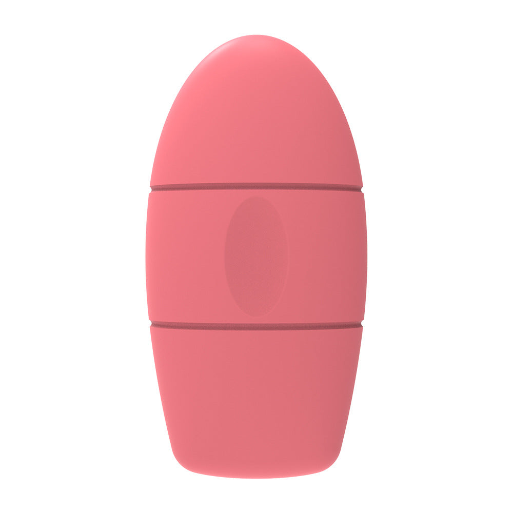 Pink silicone cooling face roller for puffiness and pores